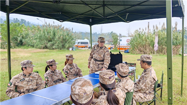野外实训  砺练精兵——省人防指挥信息保障中心开展野外训练