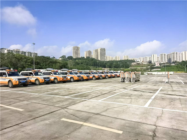 雅安市国动办开展跨区域机动指挥训练